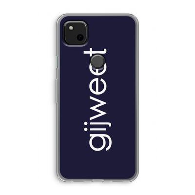 Gijweet: Google Pixel 4a Transparant Hoesje