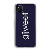 Gijweet: Google Pixel 4a Transparant Hoesje