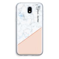 Marmer in stijl: Samsung Galaxy J5 (2017) Transparant Hoesje