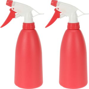 Set van 2x rode plantenspuiten 480 ml