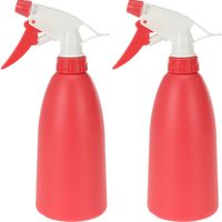 Set van 2x rode plantenspuiten 480 ml