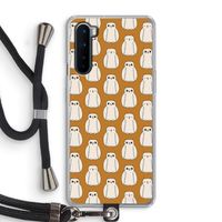 Uilen: OnePlus Nord Transparant Hoesje met koord