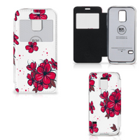 Samsung Galaxy S5 Mini Hoesje Blossom Red - thumbnail