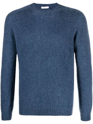 Boglioli pull en maille à col rond - Bleu