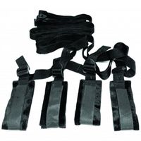 s / m - bed bondage restraint kit