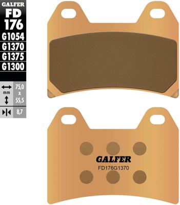 GALFER Brake pad fd176 g1370 sintered metal str.