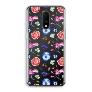 Bloemetjes: OnePlus 7 Transparant Hoesje