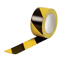 Markeringslint 500 meter zwart geel 5cm breed - Markeringslint 500 m
