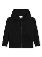 Marc Jacobs Kids hoodie en coton à fermeture zippée - Noir