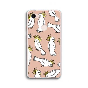 Papegaai: Google Pixel 3 XL Transparant Hoesje