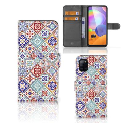 Samsung Galaxy A31 | Bookcase | Tiles Color