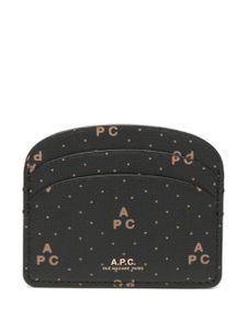 A.P.C. porte-cartes Demi Lune - Noir