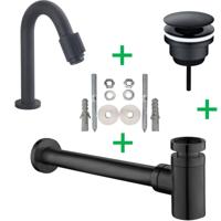 Wiesbaden Caral Victoria Fonteinkraanset Mat Zwart