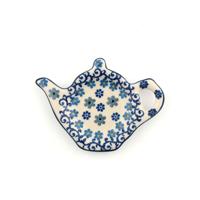 Teabag Dish Teapot - Winter Garden