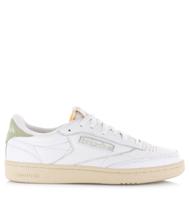 Reebok Club C 85 Vintage met groene details Wit Leer Lage sneakers Unisex - thumbnail