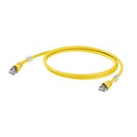 Weidmüller 1251580005 RJ45 Netwerkkabel, patchkabel CAT 6A S/FTP 0.50 m Geel UL gecertificeerd 1 stuk(s)