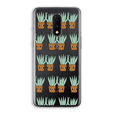 Sansevieria: OnePlus 7 Transparant Hoesje