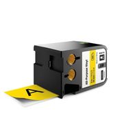 Dymo XTL tape 54 mm, zwart op geel, vinyl - thumbnail