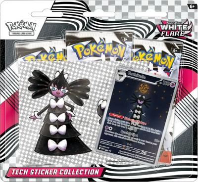 Pokemon TCG Scarlet & Violet White Flare Tech Sticker Blister - Gothitelle