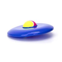 Frisbee met tennisbal hondenspeeltje