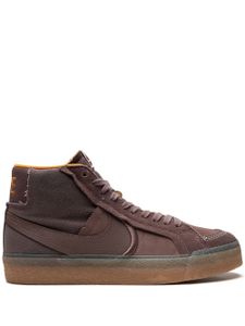 Nike "baskets montantes SB Zoom Blazer Premium Plus ""Plum Eclipse Gum"" " - Marron