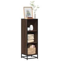 Boekenkast 33,5x33x107,5 cm bewerkt hout bruin eikenkleur