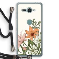 Floral bouquet: Sony Xperia XZ2 Compact Transparant Hoesje met koord