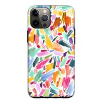 Watercolor Brushstrokes: iPhone 12 Pro Tough Case