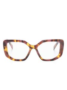 Prada Eyewear lunettes de vue à monture carrée - Marron