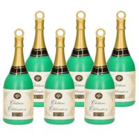 6x Ballon gewichten champagnefles 163 gram - thumbnail