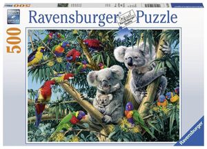 Ravensburger puzzel 500 stukjes Koala&apos;s in de boom