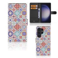 Samsung Galaxy S24 Ultra | Bookcase | Tiles Color