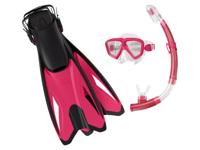 CRIVIT Snorkelset (Donkerroze/zwart, M/L)