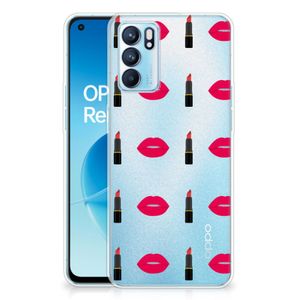 OPPO Reno 6 5G TPU bumper Lipstick Kiss