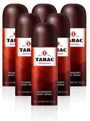 Tabac Tabac Deospray - Original Body spray 150 ml. 6 x Voordeelpak
