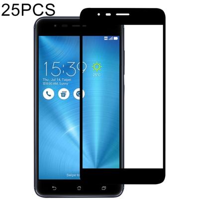 25 stuks 9D volledige lijm volledig scherm gehard glas film voor ASUS ZOOM 3 ZE553KL