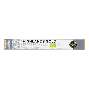 Highlands Gold Espresso Strong - 10 koffiecups