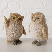Boltze Home figuur uil blanet 9,5x8x12,5