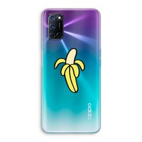 Banana: Oppo A92 Transparant Hoesje