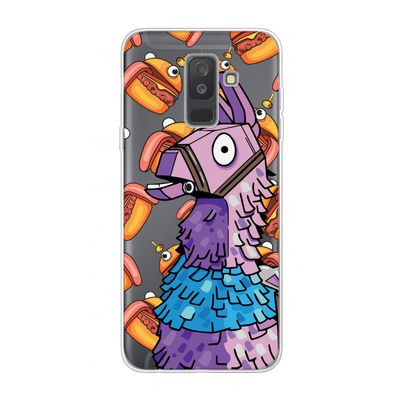 Loot Burger: Samsung Galaxy A6 Plus (2018) Transparant Hoesje