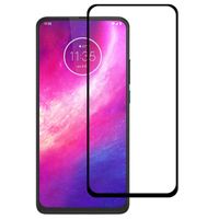 Voor Motorola One Hyper Full Glue Full Cover Screen Protector Tempered Glass Film