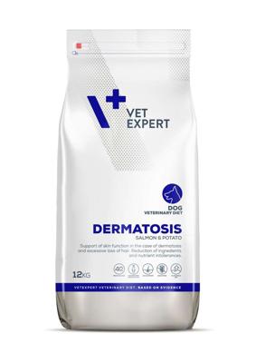 VET EXPERT Veterinary Diet Dermatosis Dog Zalm & Aardappel - droog hondenvoer - 12 kg