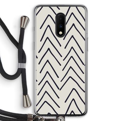 Marrakech Arrows: OnePlus 7 Transparant Hoesje met koord