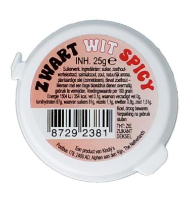Zwart wit spicy