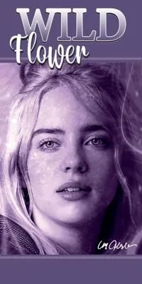 Billie Eilish Strandlaken 70x140cm Katoen Billie Eilish Strandlaken 70x140cm Katoen