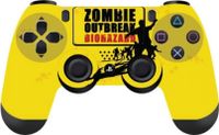 Gamersgear Controller Skin Stickers - Zombie Outbreak Biohazard - thumbnail