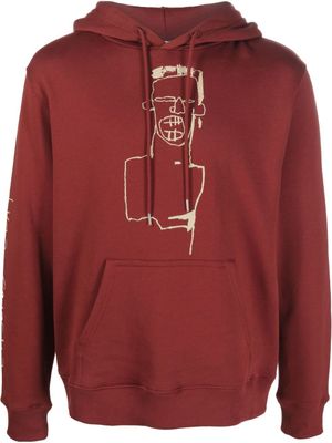 Études Studio hoodie Klein Cassius en coton - Rouge