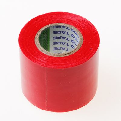 Isolatietape rood 50mmx10m