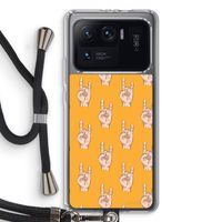 Rock: Xiaomi Mi 11 Ultra Transparant Hoesje met koord