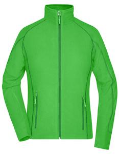 James & Nicholson JN596 Ladies´ Structure Fleece Jacket - Green/Dark-Green - S